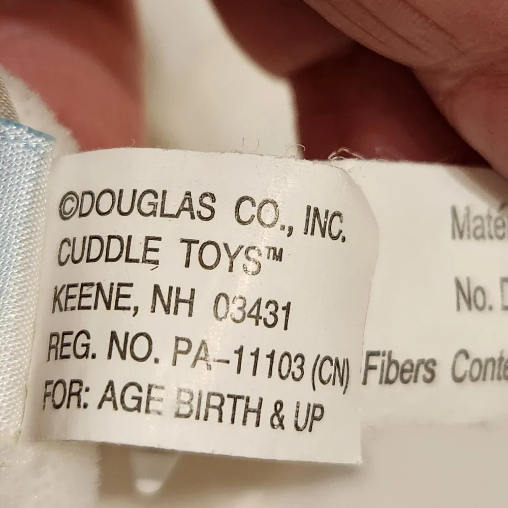 Douglas Baby Cuddle‎ Fox Lovey with Tail  Woodland Mushrooms Satin Edge Blanket